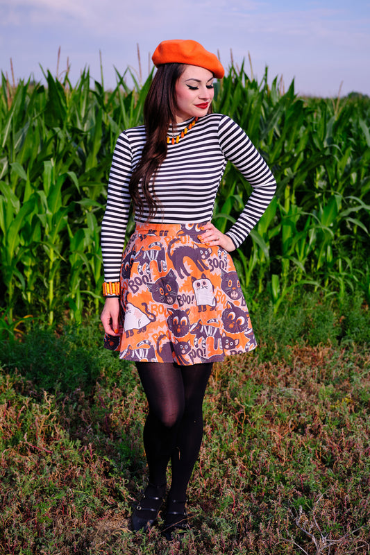 Scaredy Cat Skater Skirt
