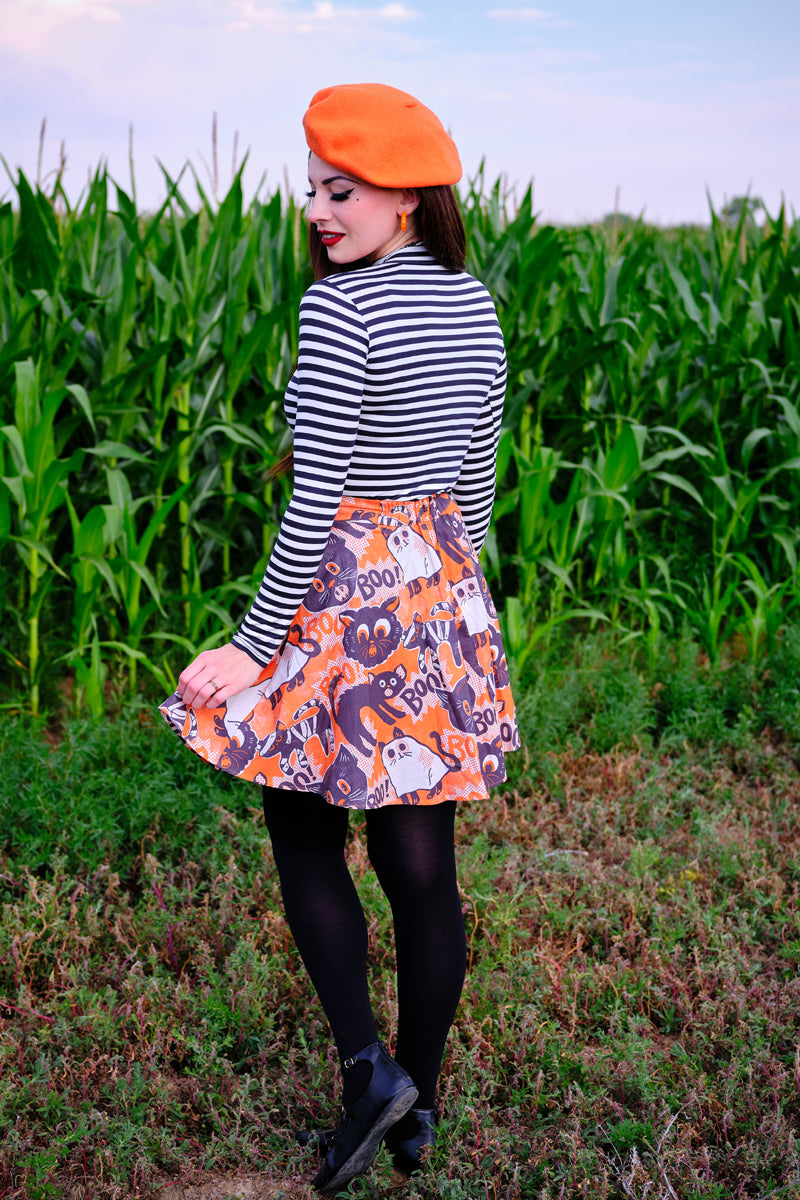 Scaredy Cat Skater Skirt