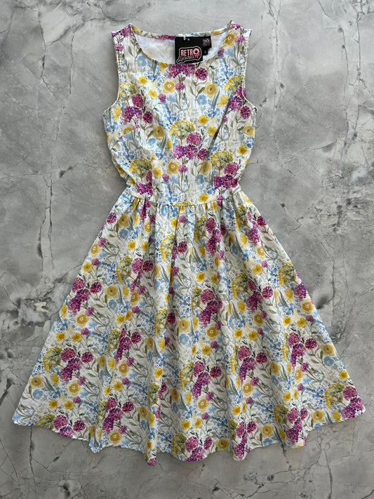 flatlay of wildflower dress