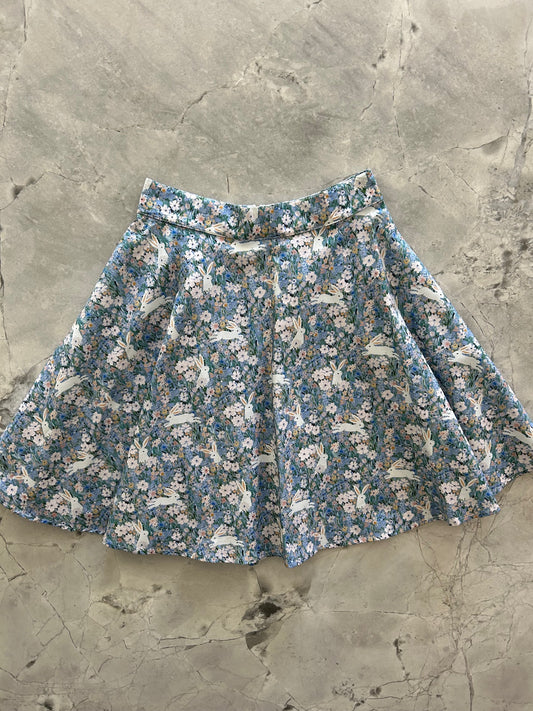 flat lay of the hop to it skater skirt