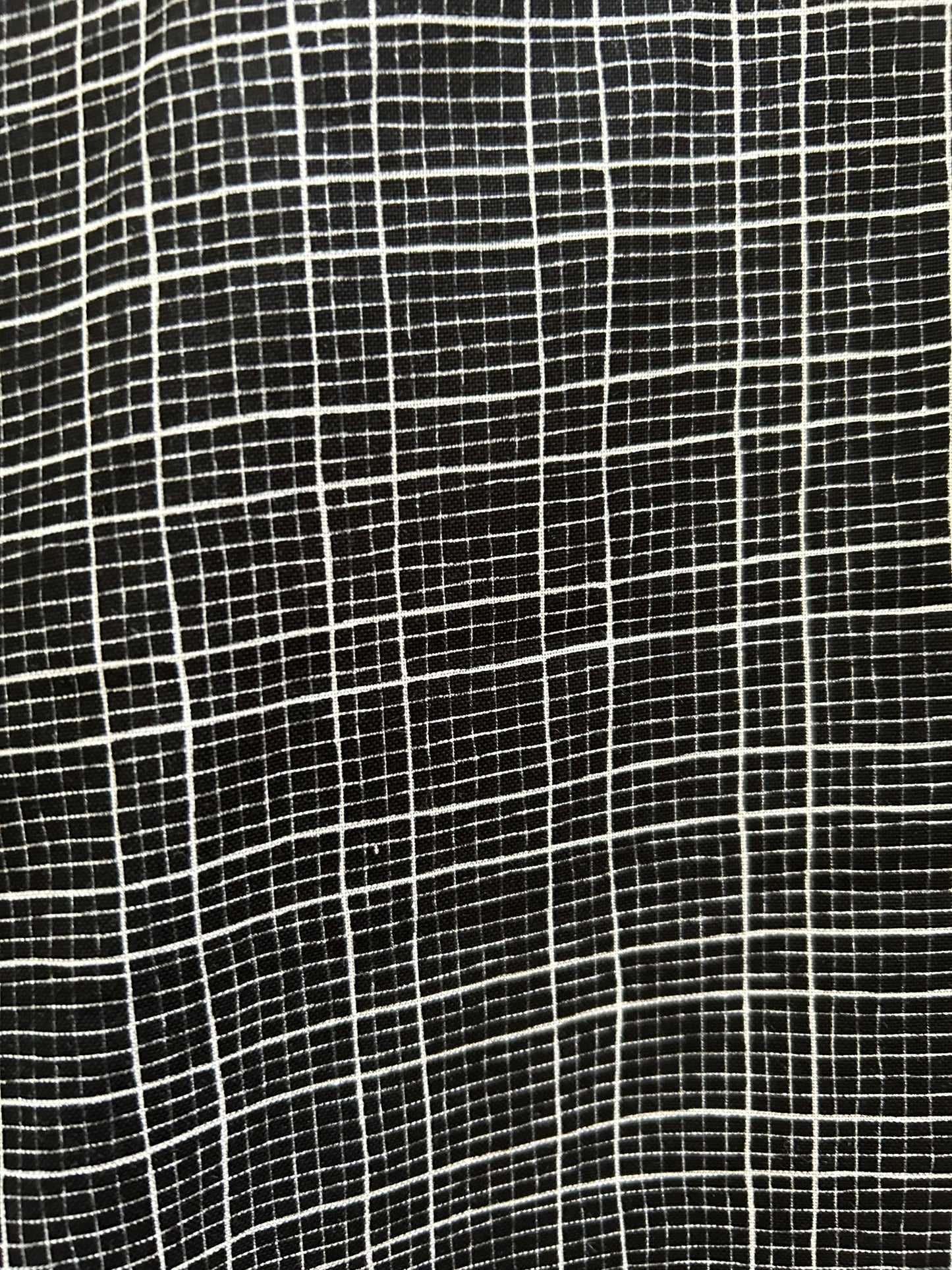 close up of sketch checkered pattern of black and white