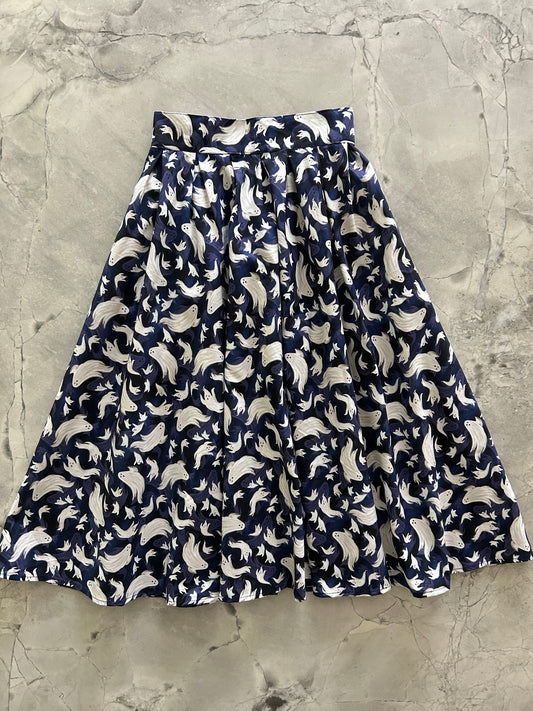 flatlay of ghosts doris skirt