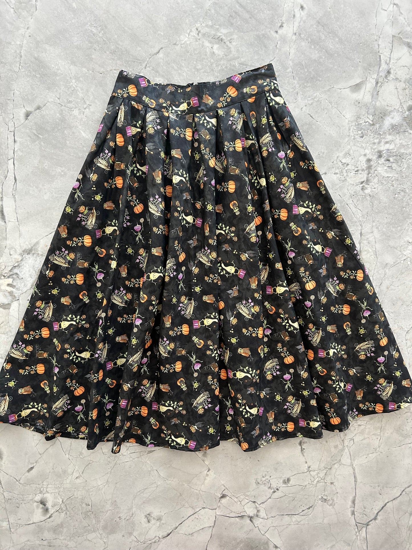 flatlay of squash doris skirt