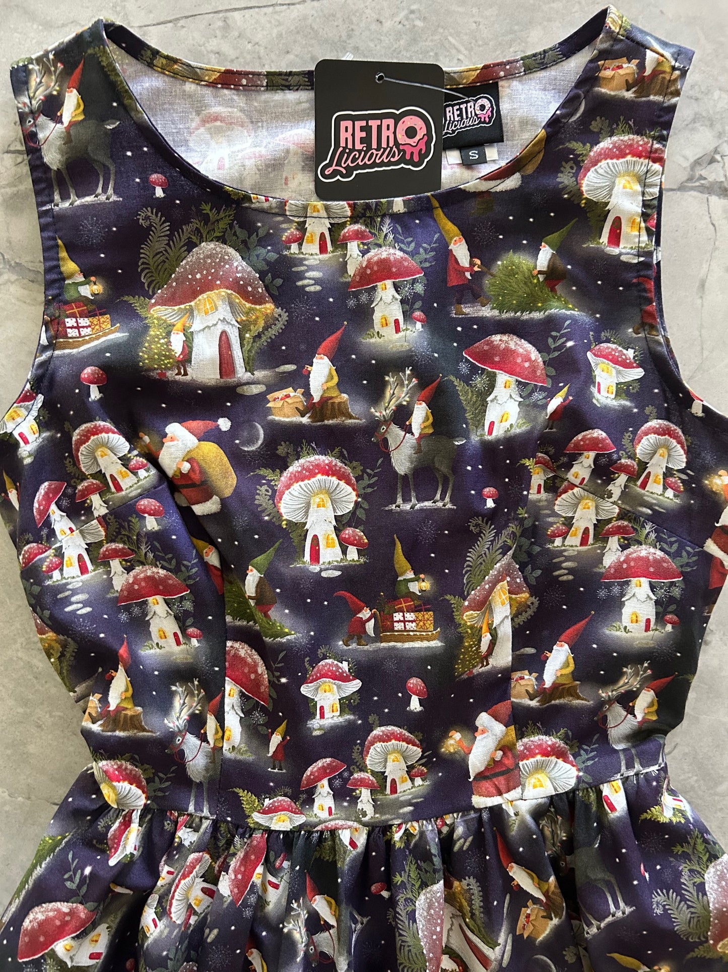 bodice of gnomes midi dress