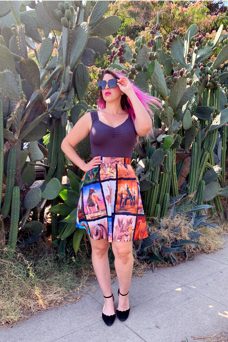 4628 Jurassic A-line Skirt