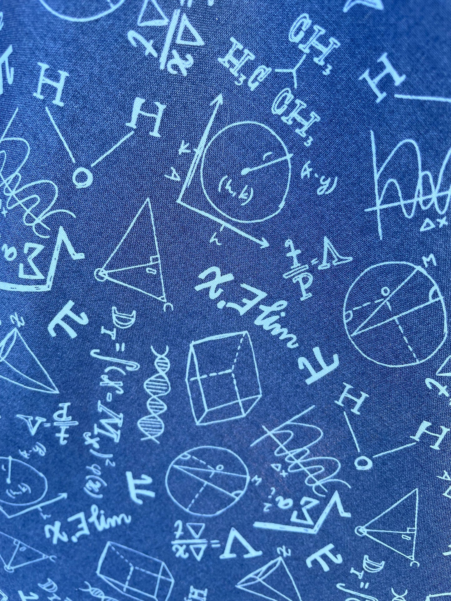 a close up of the fabric for our STEM bow top