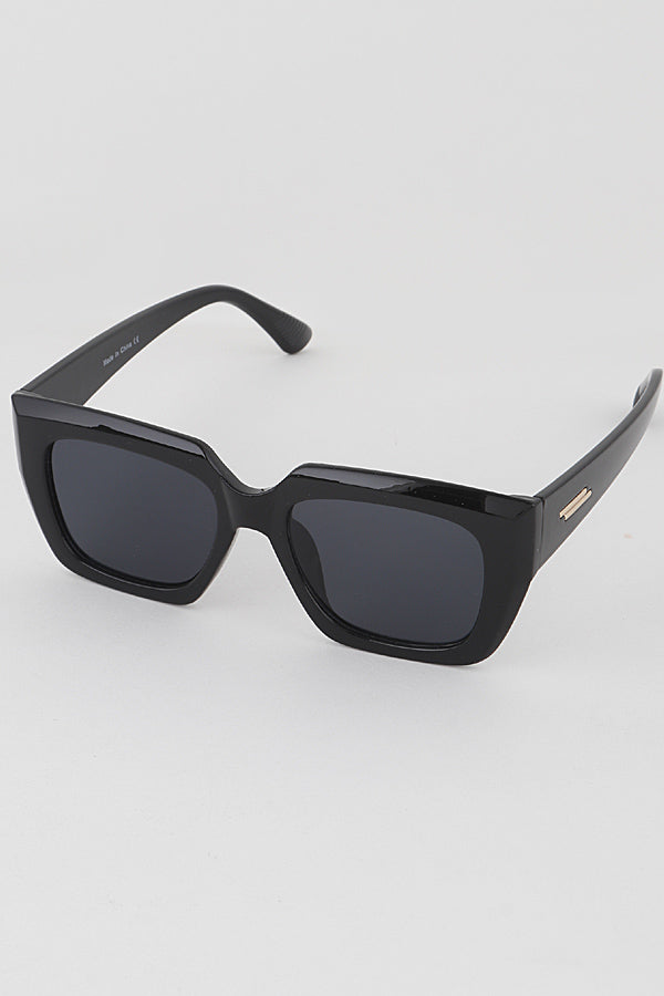 Retro Thick Frame Square Sunglasses