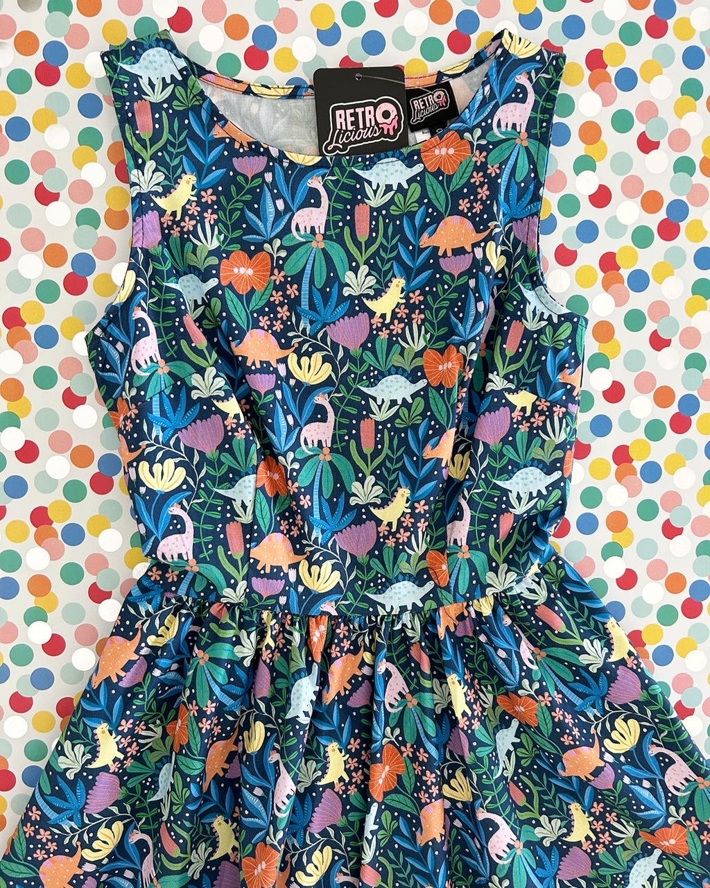 Embrace Whimsy with Our Colorful Dinosaur Collection: Quirky Retro Clothing at Its Best!