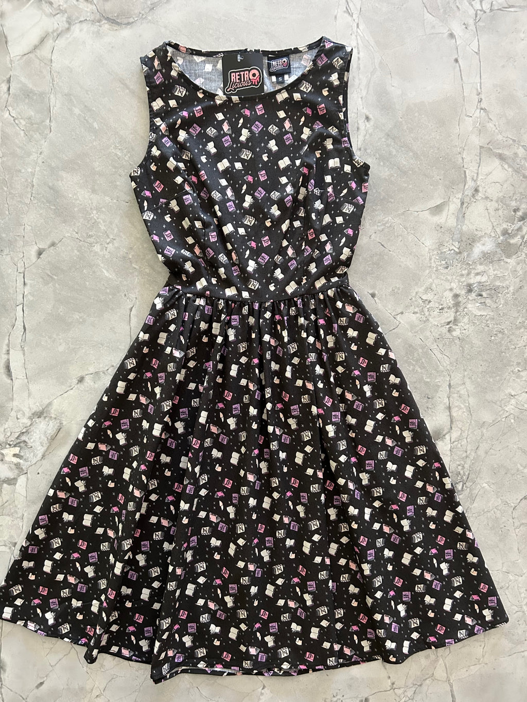 5155 Magic Books Vintage Dress