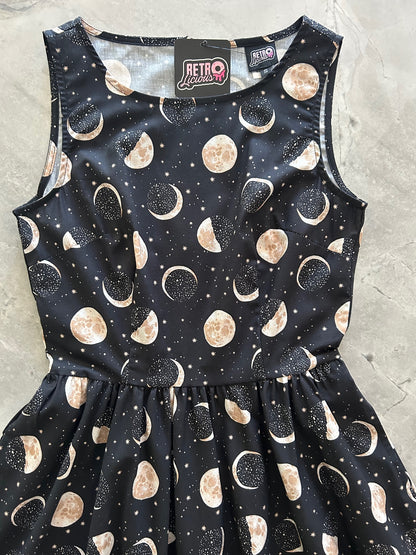 a close up of the bodice of our Moon Vintage Dress