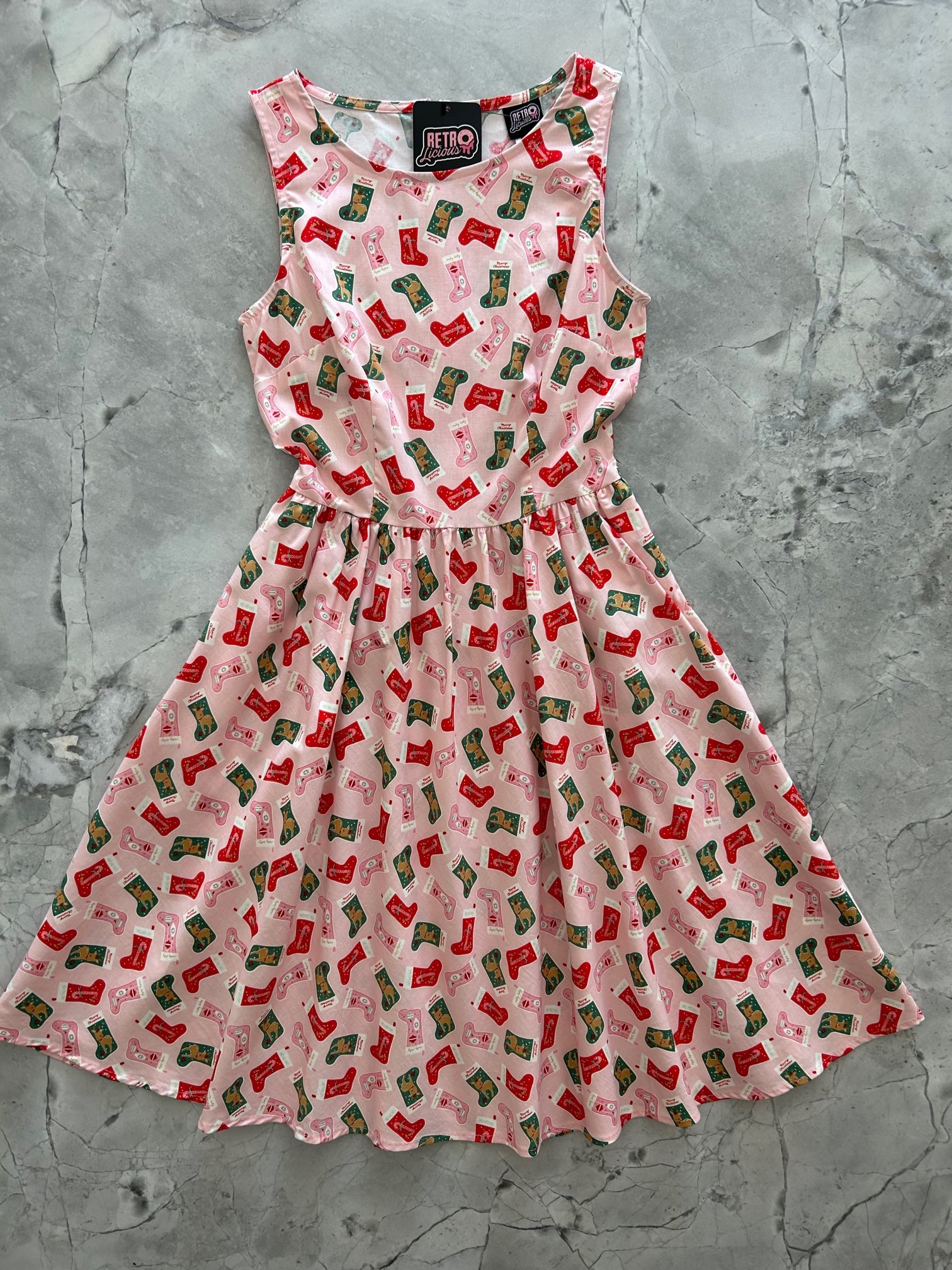 Retrolicious 5222 Stockings Vintage Dress | Pin Up and Retro Clothing S