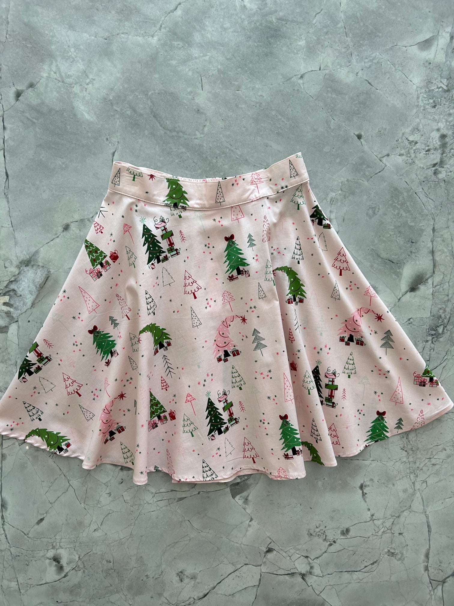 flat lay of the gifts skater skirt 