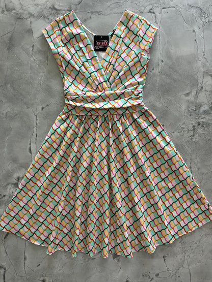 flatlay of fun times greta dress