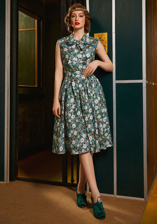 Winter Floral Doris Skirt