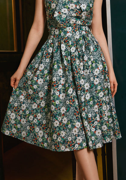 Winter Floral Doris Skirt