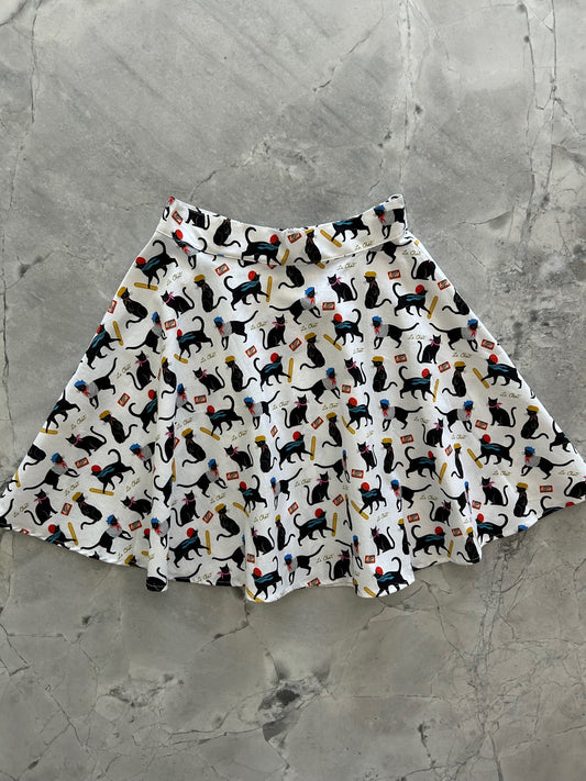 flat lay of our le chat skirt