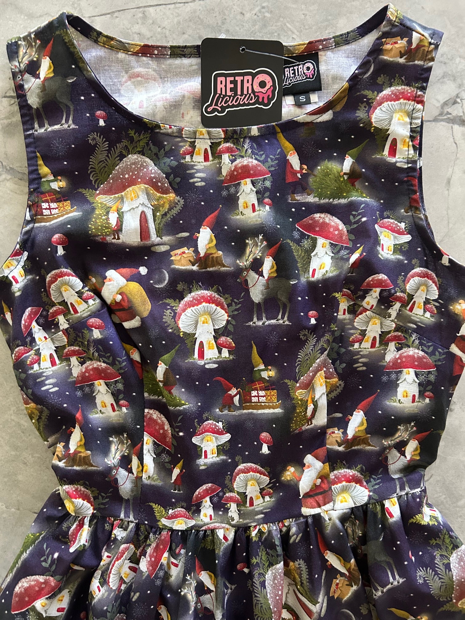 bodice of gnomes midi dress
