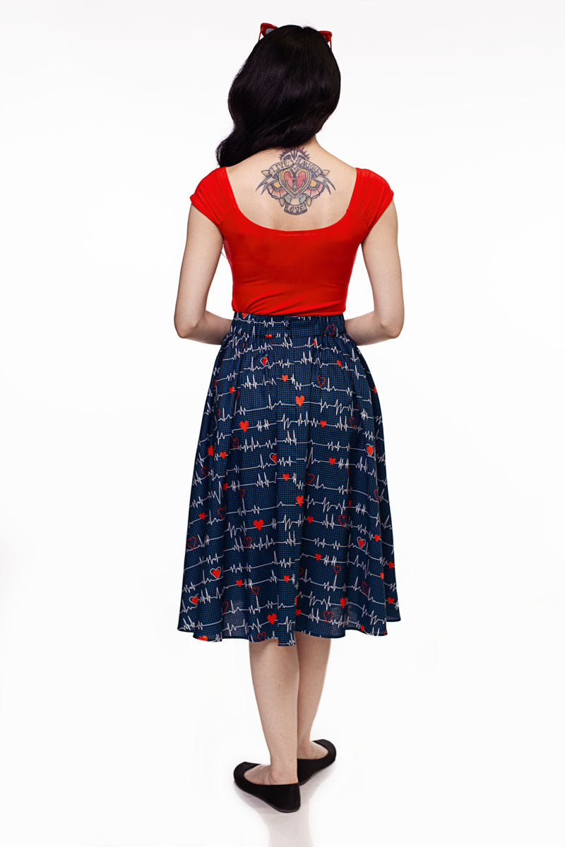 3986 Doris Skirt in Heartbreaker