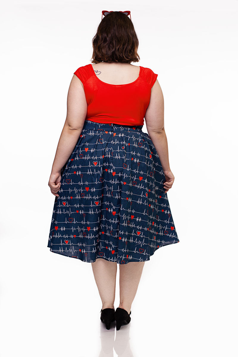 3986 Doris Skirt in Heartbreaker