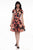 3832 Floral Swing Dress - XS only