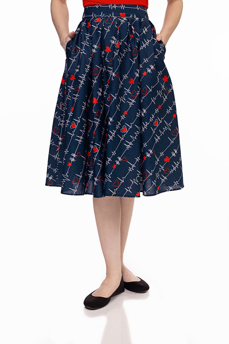 3986 Doris Skirt in Heartbreaker