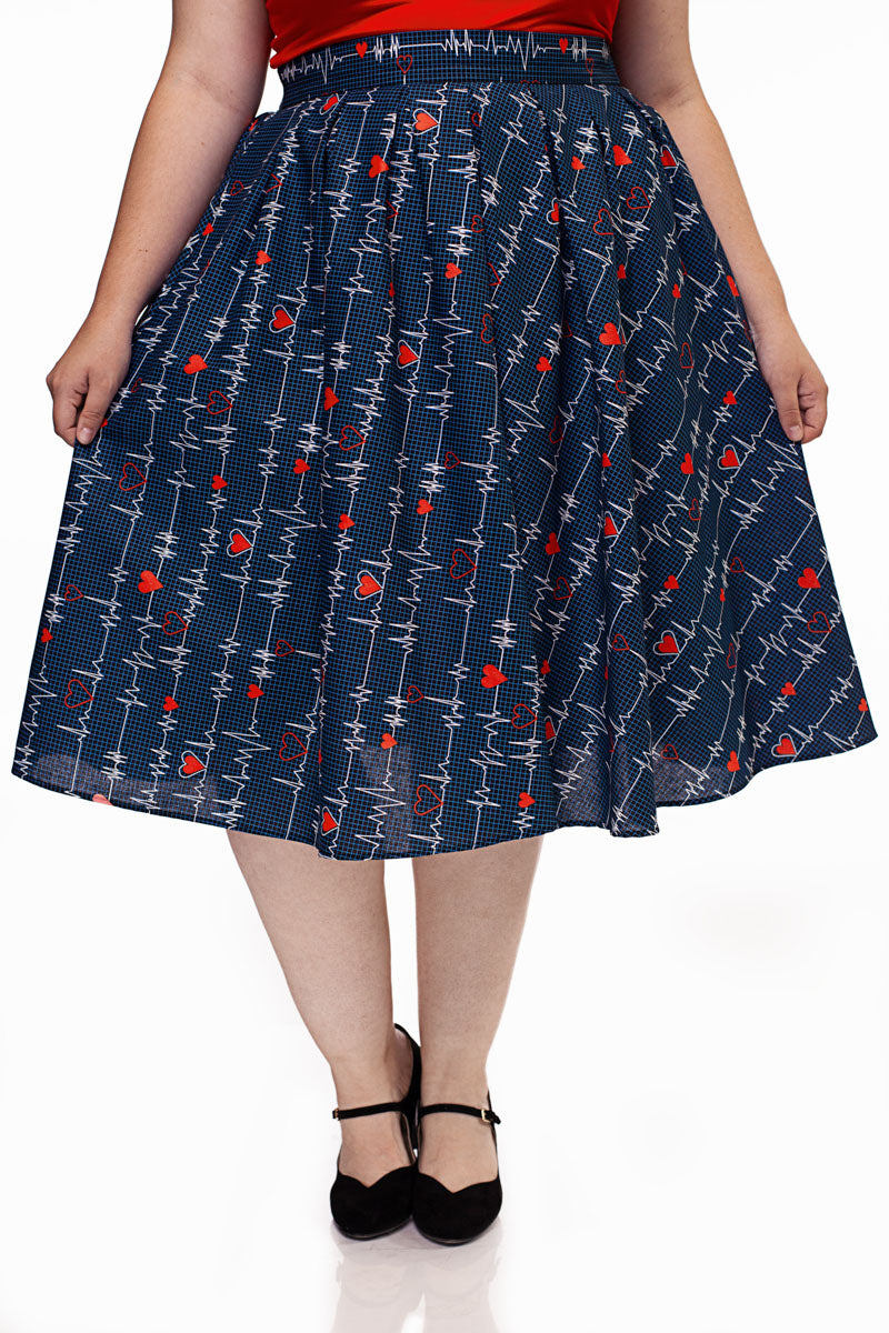 3986 Doris Skirt in Heartbreaker