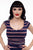 3971 Amelia Dress in Navy Stripes