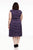 3971 Amelia Dress in Navy Stripes