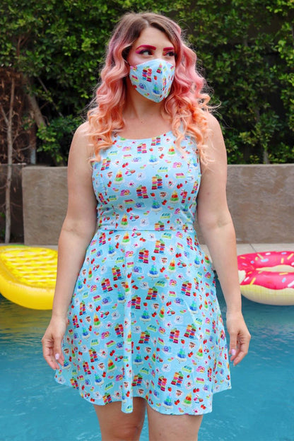 4424 Macaron/Celebrate Reversible Mask