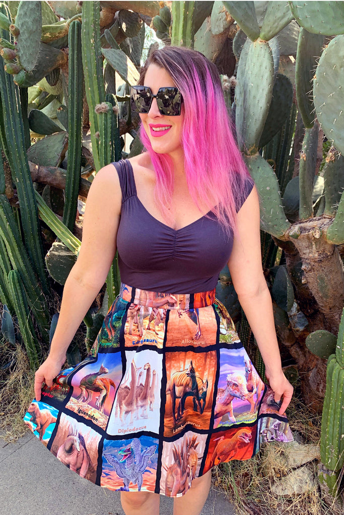 4628 Jurassic A-line Skirt