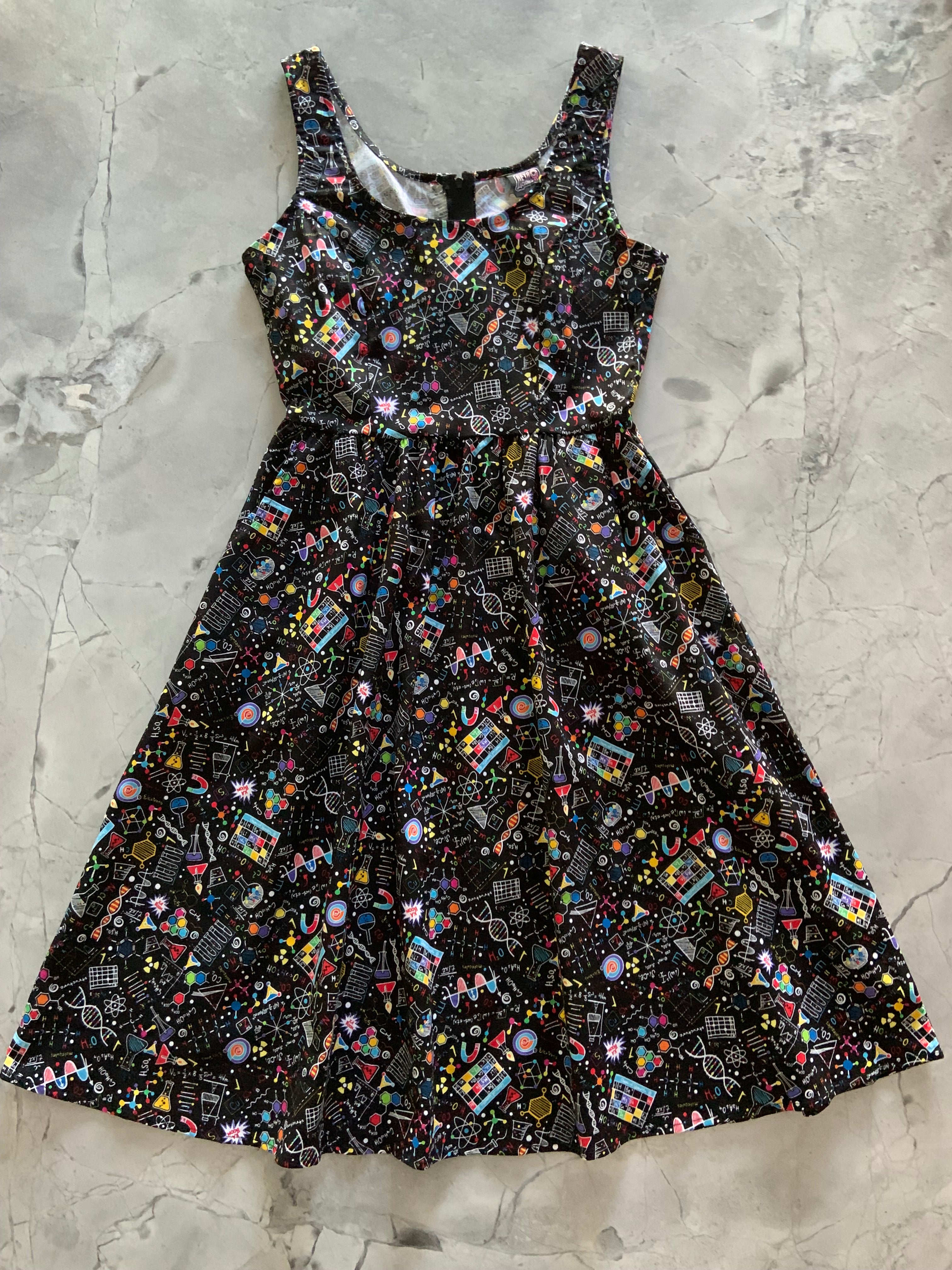 4858 Science Fit & Flare Dress