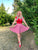 4943 Boat Neck Top in Red