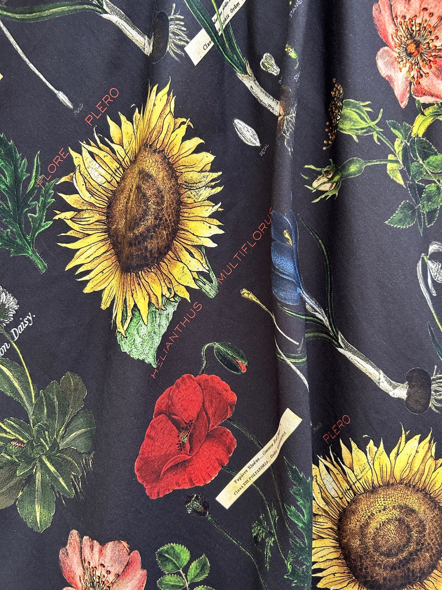 a close up of the fabric of the botany vintage dress