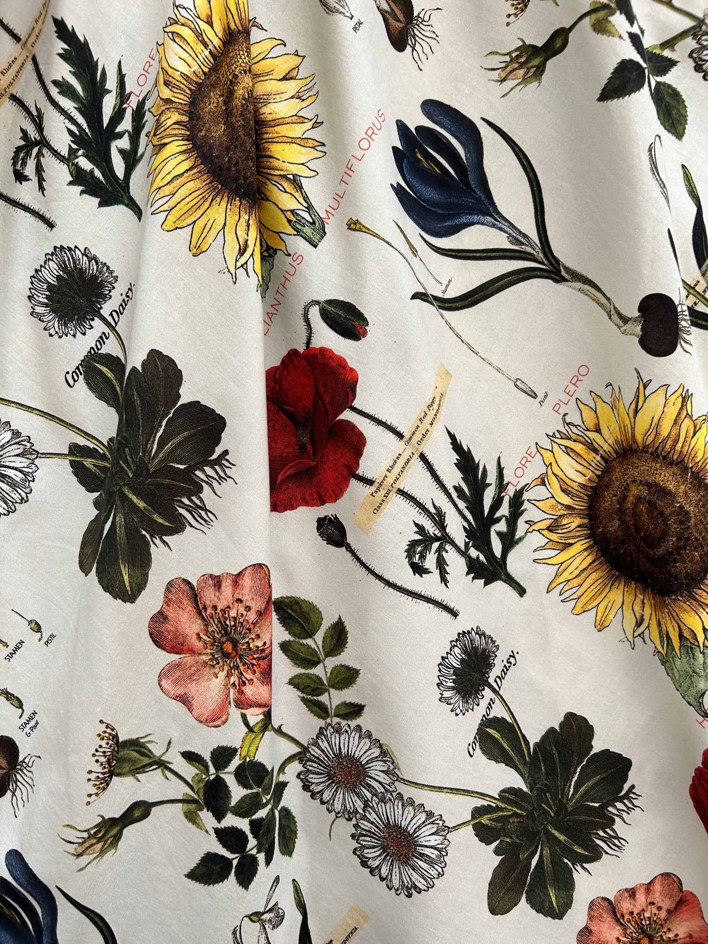 a close up of the fabric of botany midi dress