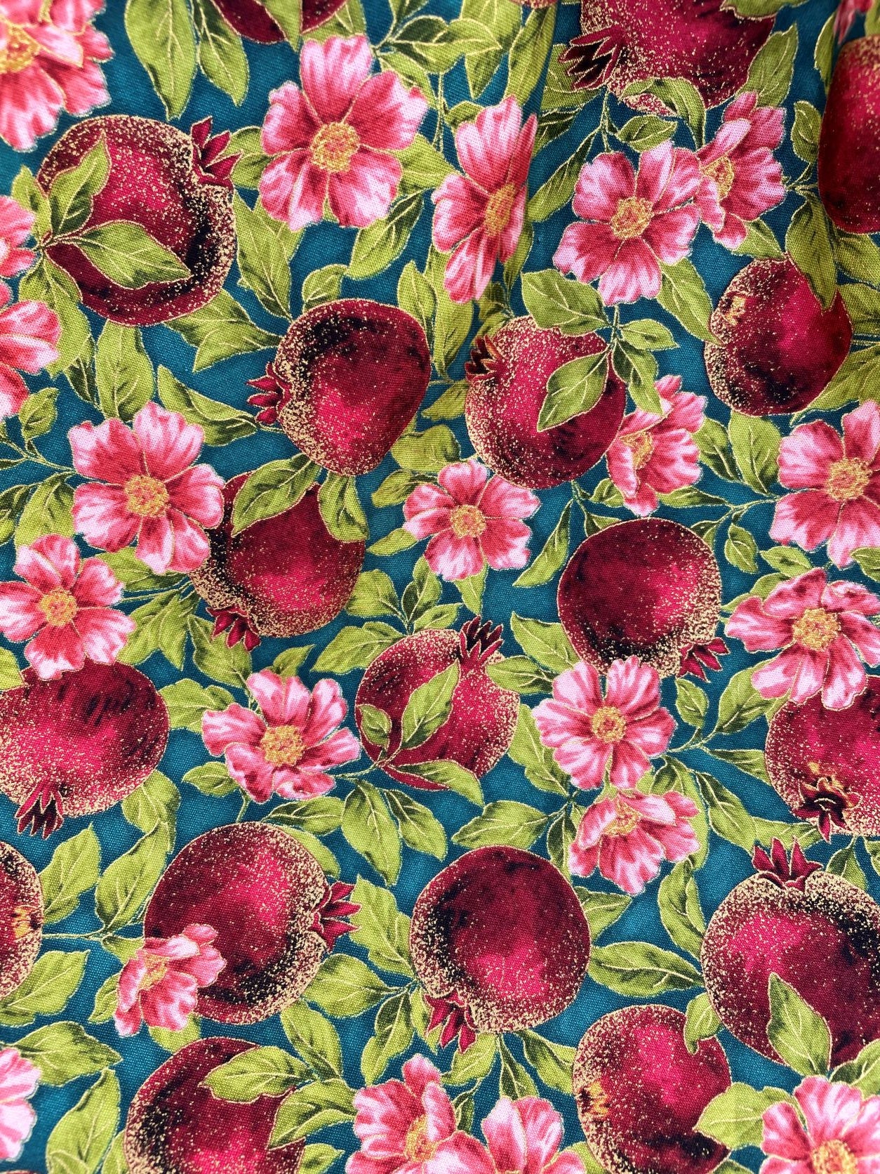 a close up of the fabric of Elizabeth dress in pomegranate