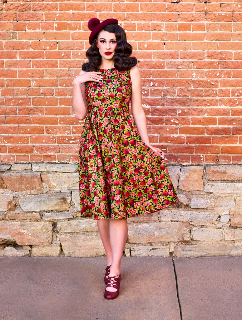 5021 Pomegranate Midi Dress