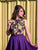 5032 Purple Skater Skirt