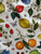 5029 Fruits & Butterflies Bow Top