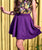 5032 Purple Skater Skirt