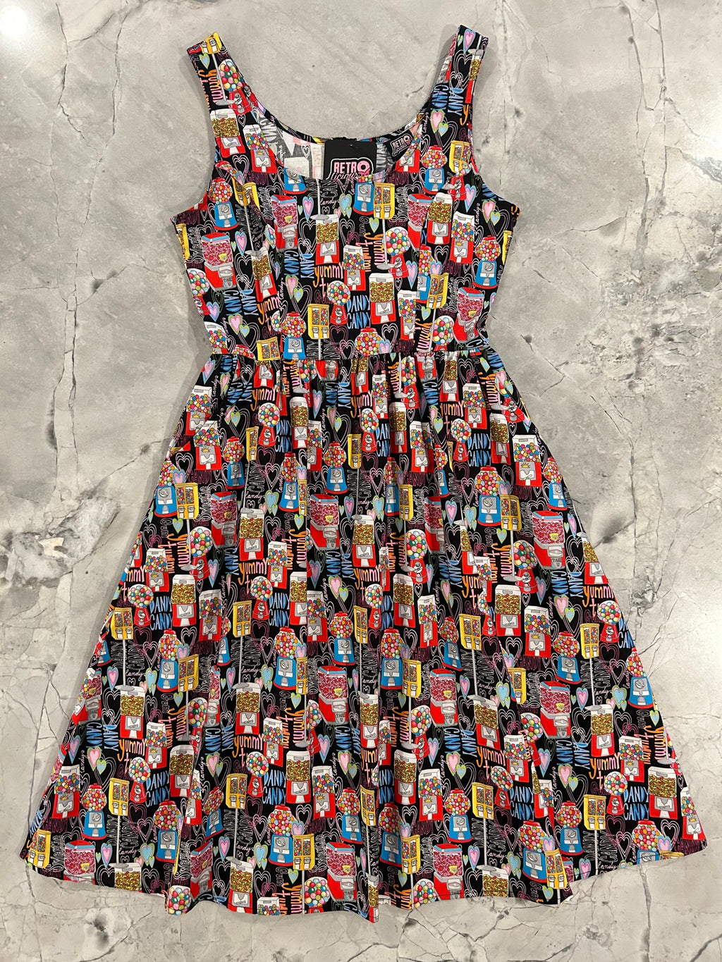 5073 Gumball Fit & Flare Dress