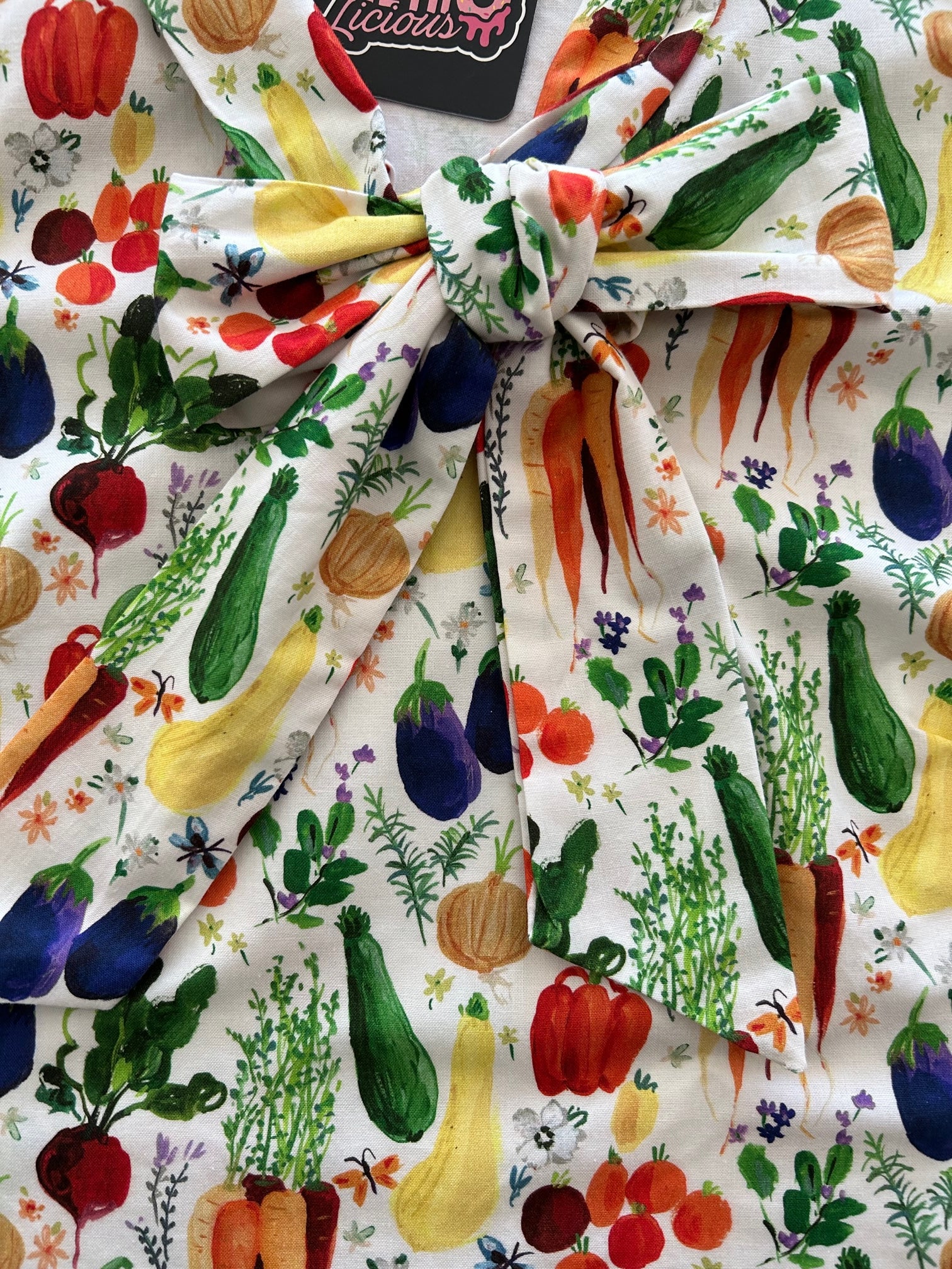 a close up of our farm to table bow top