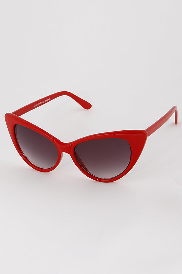 Everyday Cat Eye Sunglasses in red