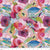 4905 Watercolor Floral Bow Top