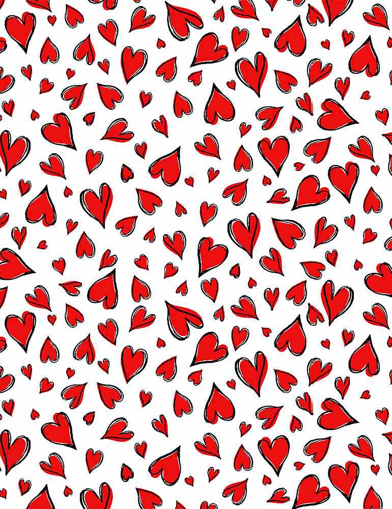a close up of the fabric for our hearts bow top