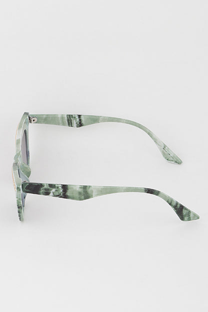 Leaf Accent Cat Eye Sunglasses