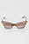 Leaf Accent Cat Eye Sunglasses