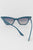 Leaf Accent Cat Eye Sunglasses