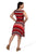 3972 Amelia Dress in Retro Stripes