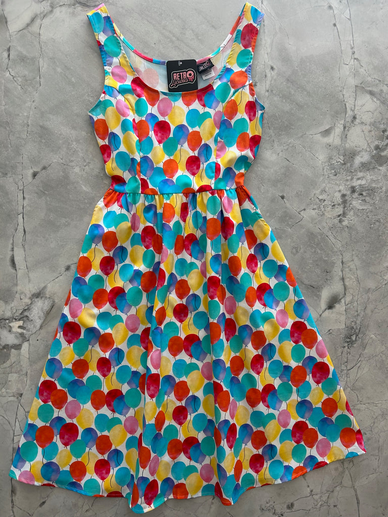 5065 Balloons Fit & Flare Dress