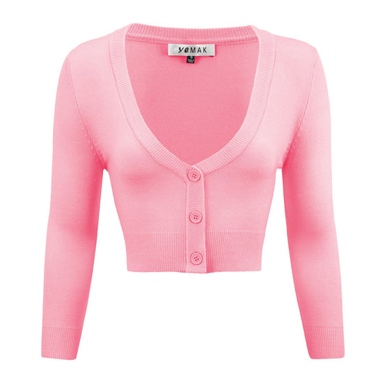 4108 Cropped Retro Cardigan - in multiple colors - Small only